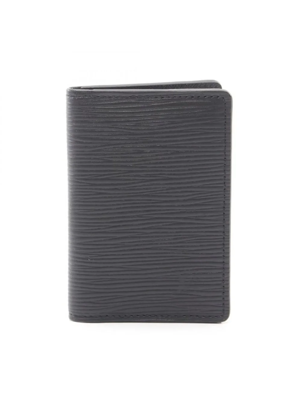 Louis Vuitton Card Case Organizer de Poche Noir Leather